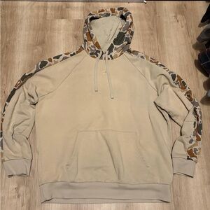 Under Armour Beige and Camouflage Hoodie